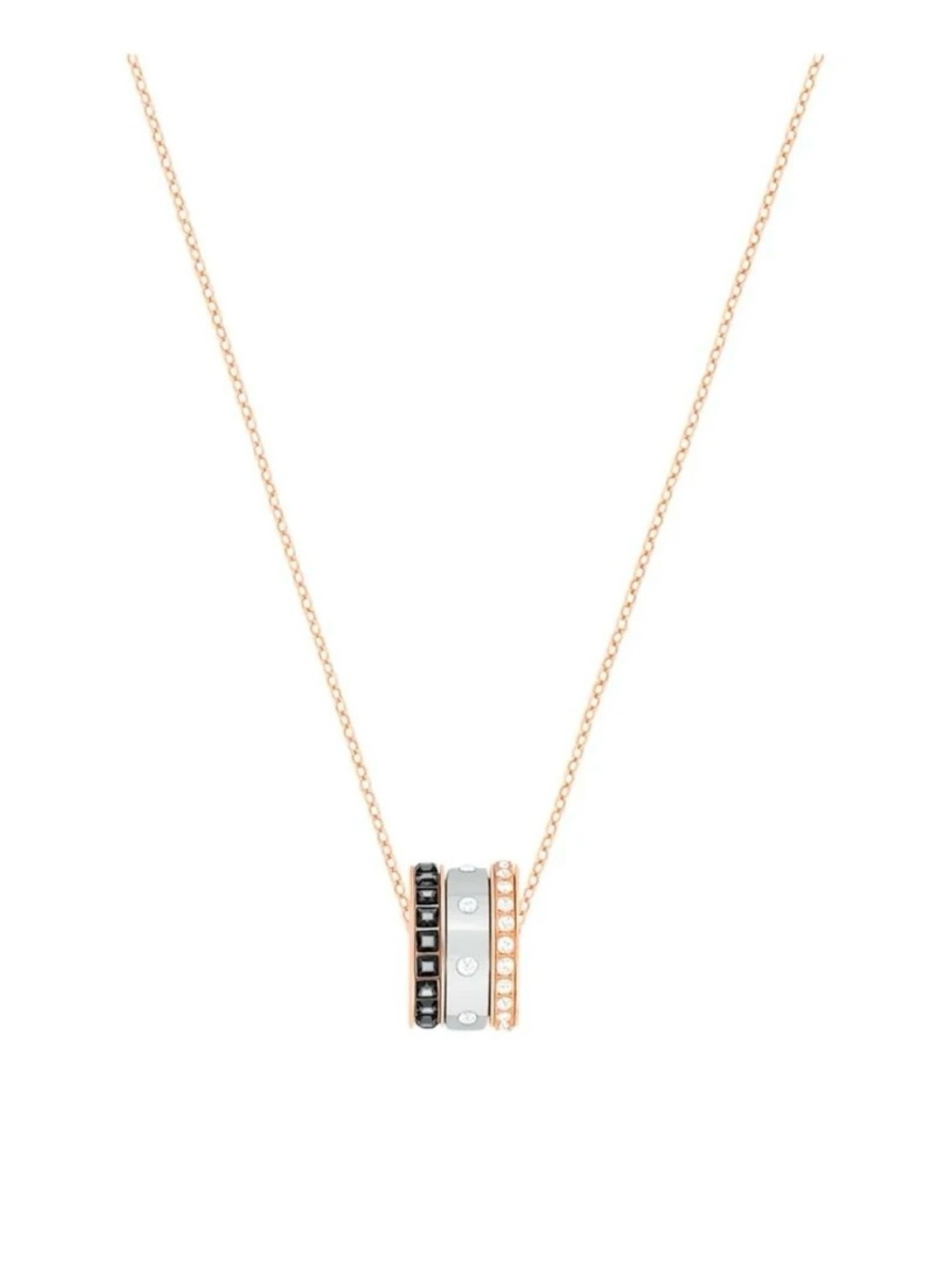 Swarovski Hint crystal pendant, rose gold, 5353666